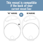 Ninja SLUSHi® 72-oz. Clear Vessel with Anti-Drip Pour Spout​